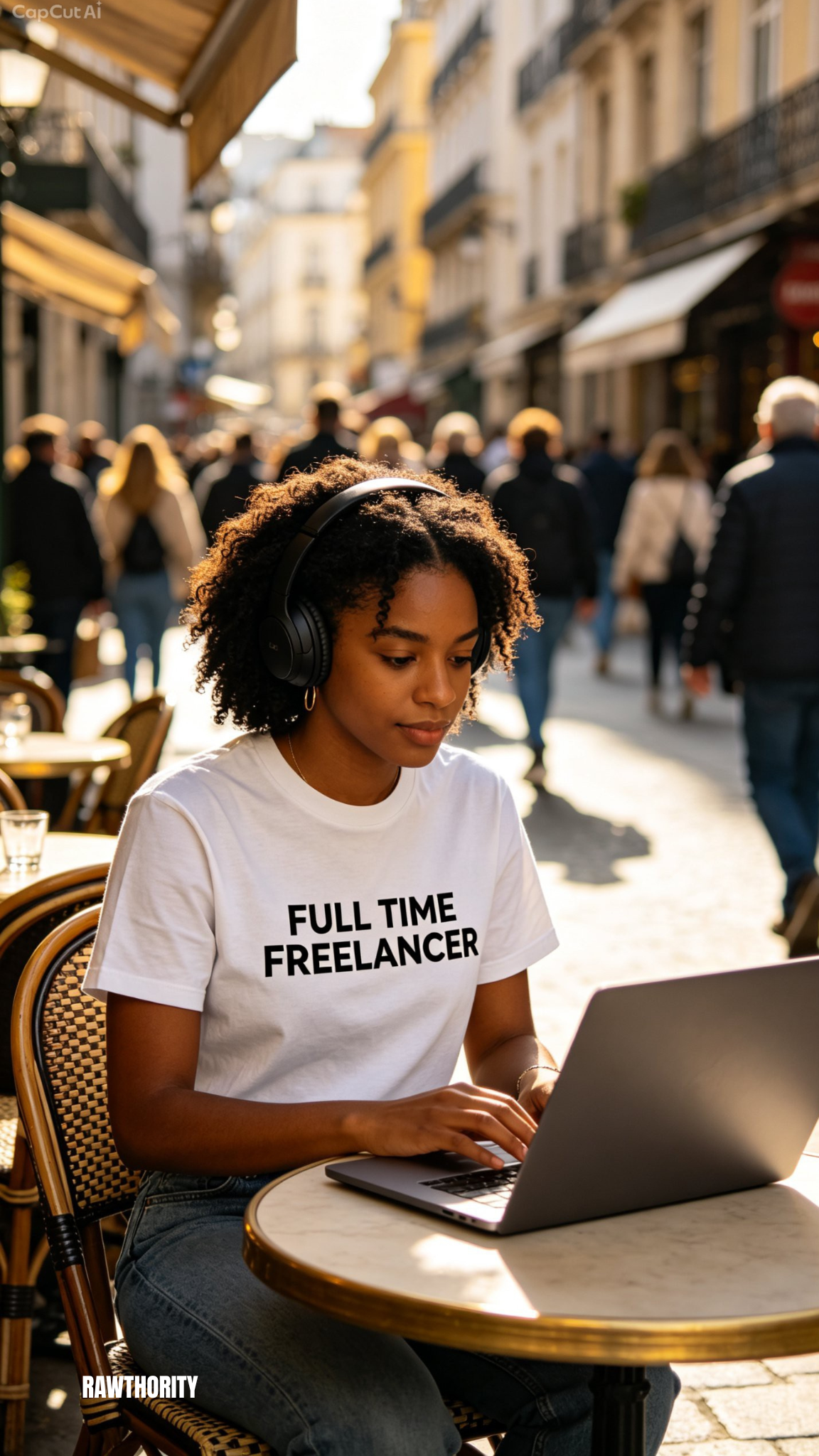Full Time Freelancer T-Shirt — Minimalist Tee for Remote Workers & Freelancers