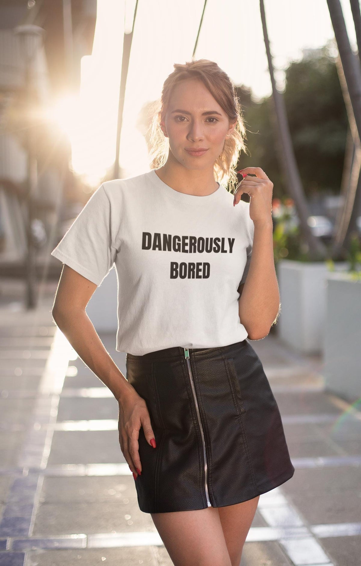 DANGEROUSLY BORED Unisex  Short Sleeve