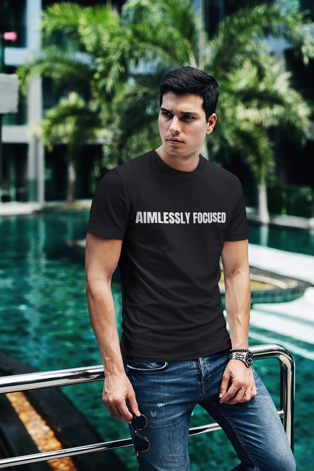 AIMLESSLY FOCUSED Unisex Short Sleeve