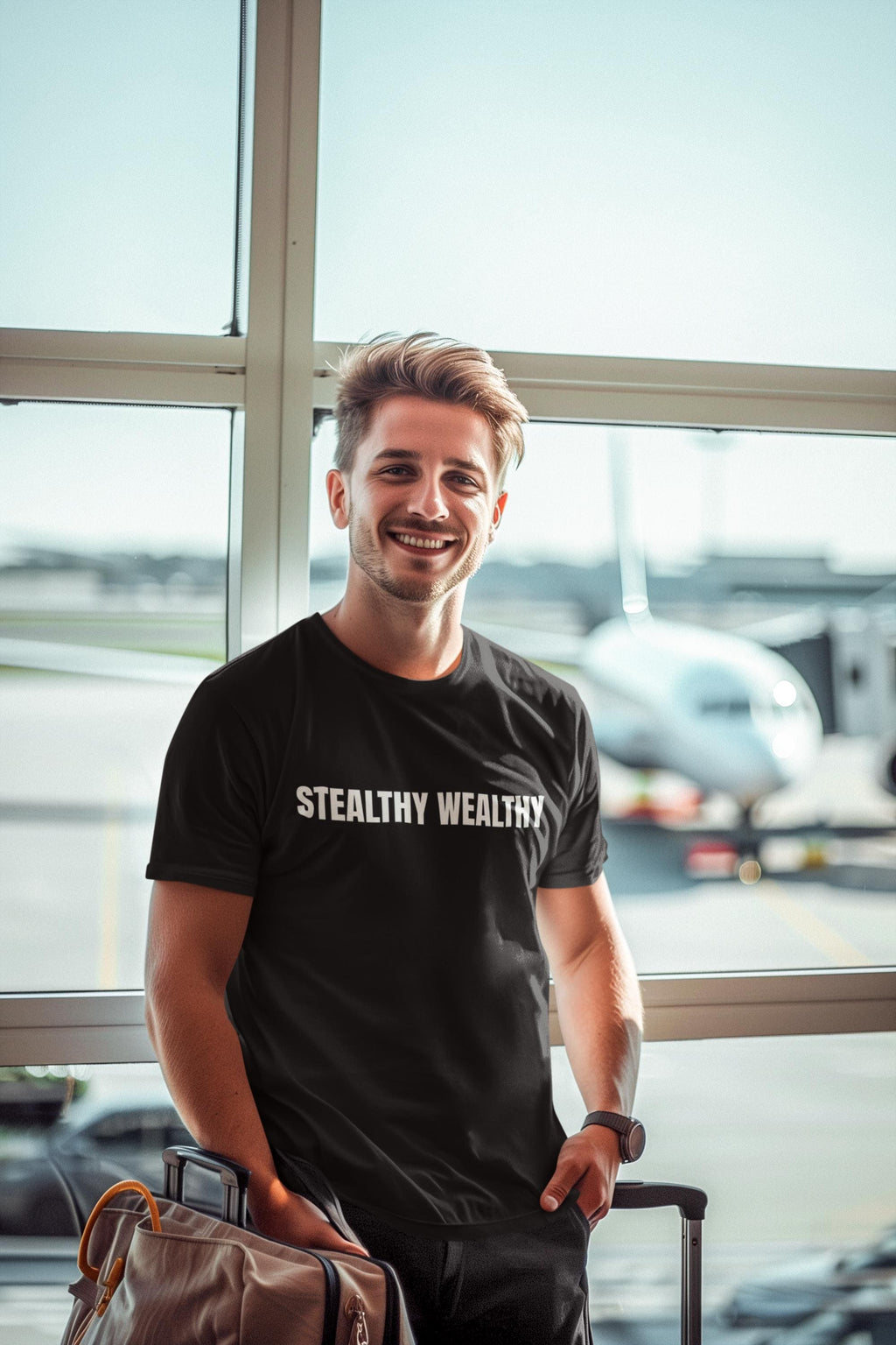 STEALTHY WEALTHY  Unisex Jersey Short Sleeve Tee