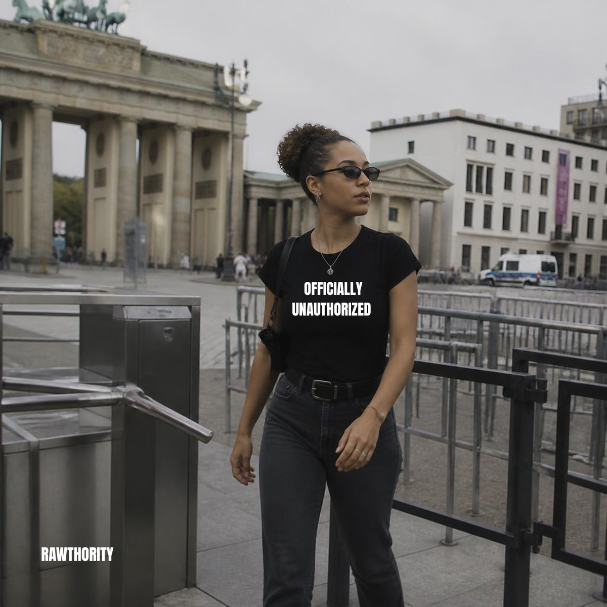 OFFICIALLY UNAUTHORIZED Unisex  Short Sleeve