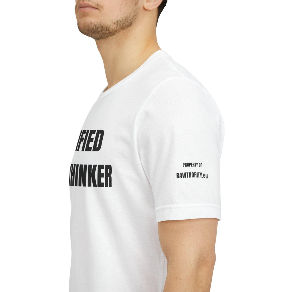 CERTIFIED OVERTHINKER Unisex Jersey Short Sleeve Tee